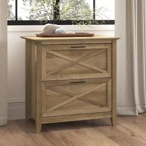 The Lateral File Cabinet, Modern Farmhouse 2 Drawer File Cabinet for Home Office